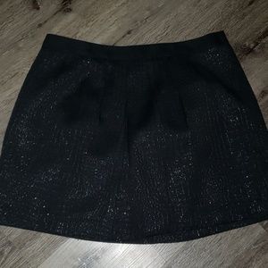 Mossimo skirt black with silver detail sz L